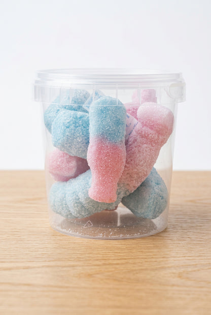 Frysetørket Fizzyflasker i XXL, 100g